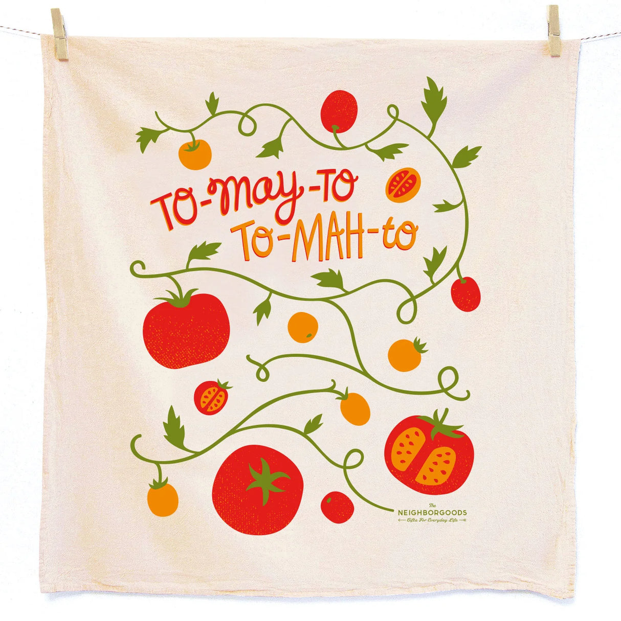 Tomato Basil Dish Towel Set