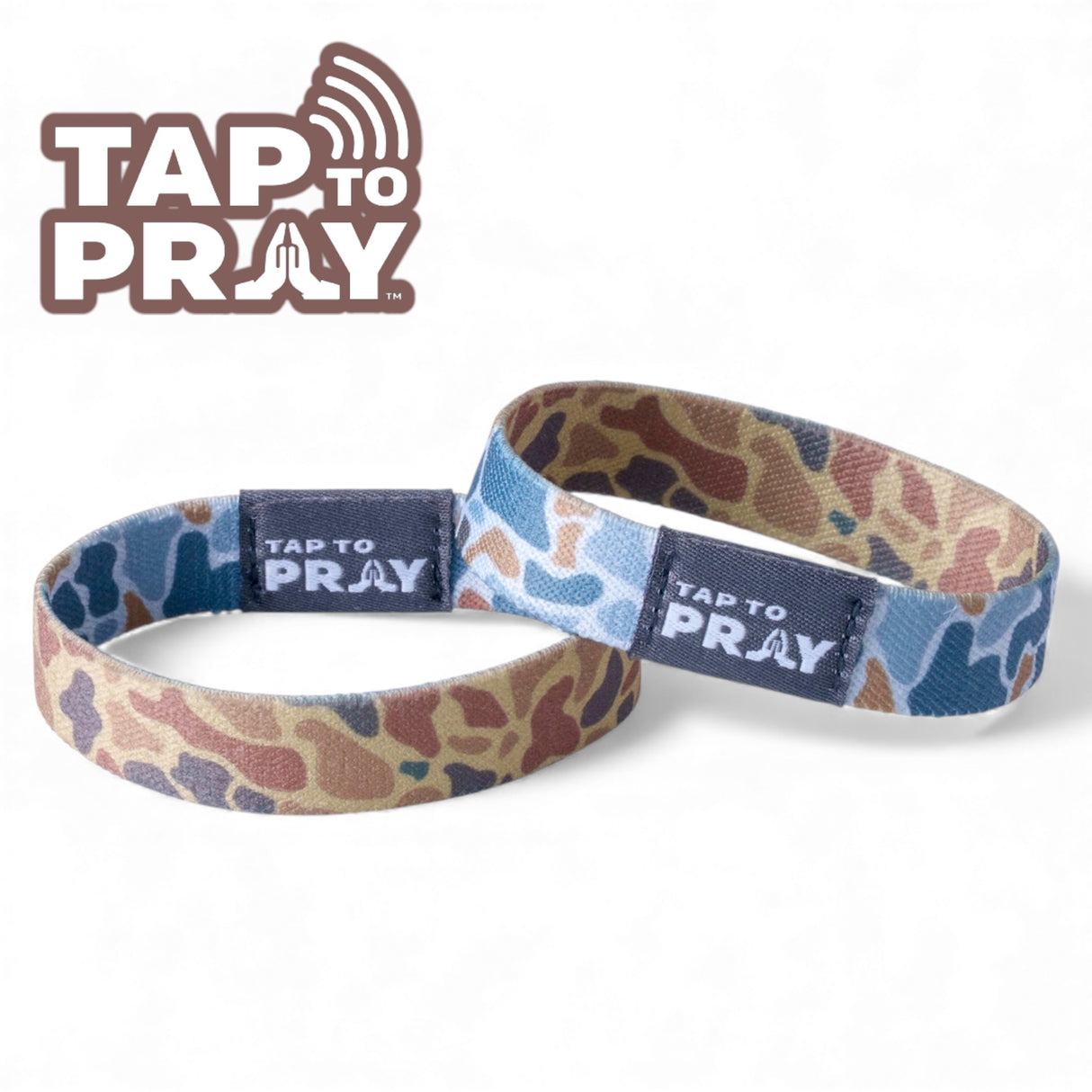 River Rock + Sahara Camo Tap to Pray Wristband
