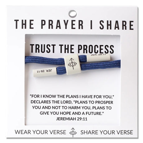 jeremiah 29 11 cord bracelet trust the process christian adjustable bracelet