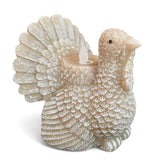 Turkey shaped LED candle with moving flame and timer function