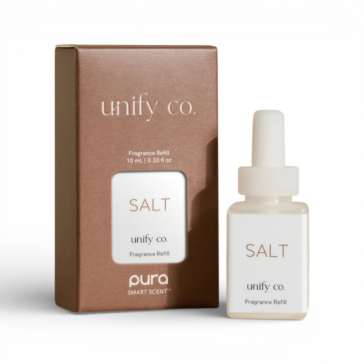 Unify Co Salt Pura fragrance refill with citrus, sage, marine ozone and warm amber wood notes
