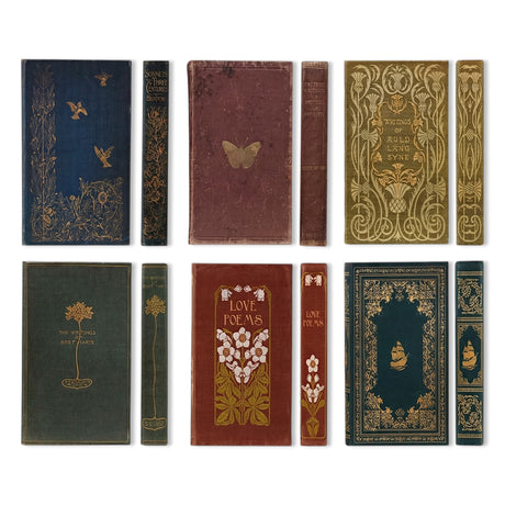 vintage book style notebooks canvas bound journal distressed cover lined pages assorted styles