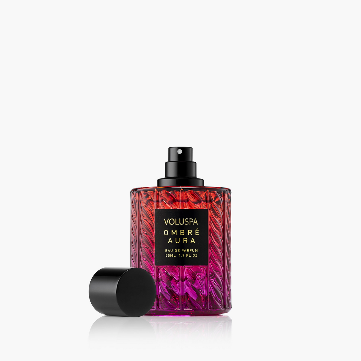 Voluspa Ombre Aura 55 mL warm woody perfume lifestyle image