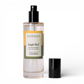 Votivo Jungle Bird room spray 4.3 oz charred pineapple leather smoky tropical fragrance