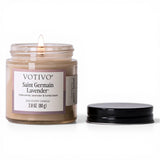 Votivo Saint Germain Lavender discovery candle 2.8 oz linen lavender scent