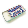 Washington DC soy candle with palo santo and black pepper scent in reusable 4 oz sardine tin