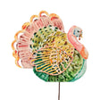 Watercolor turkey fall decoration by The Round Top Collection with easel, hanging, and stake display options