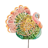 Watercolor turkey fall decoration by The Round Top Collection with easel, hanging, and stake display options