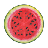 Round watermelon melamine plate for summer entertaining and outdoor dining