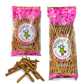 Whiskey Stix pretzel with a kick