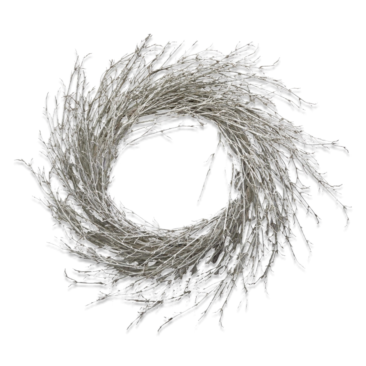 White Faux Birch Branch Wreath | 28'' Round