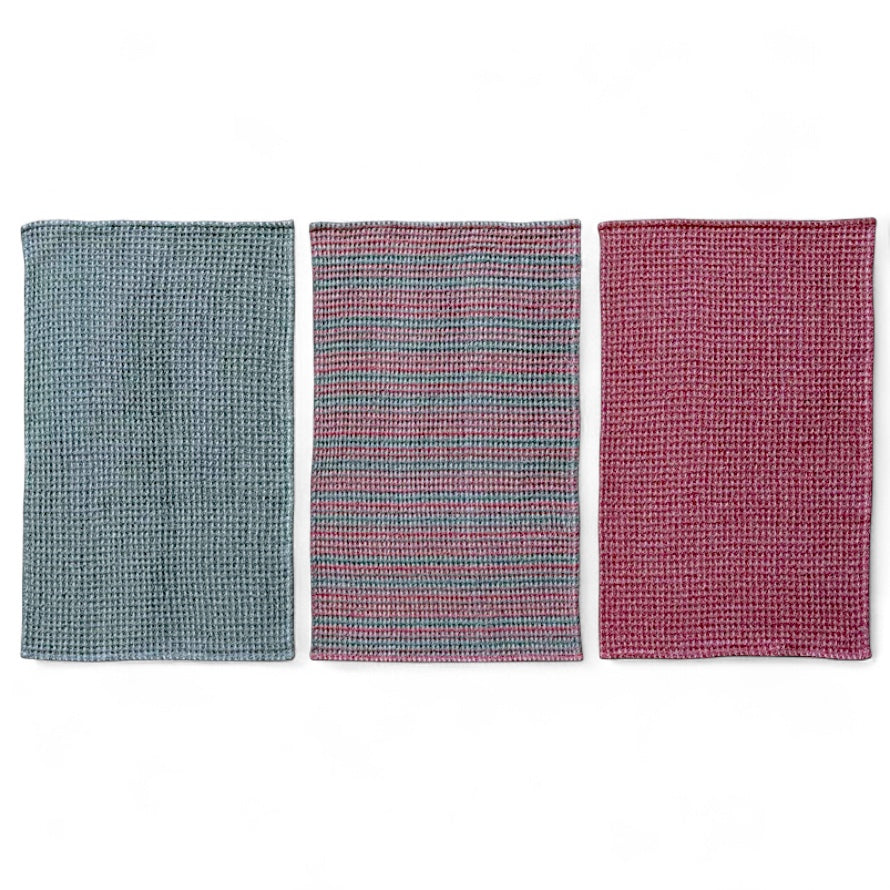 Christmas Woven Cotton Waffle Weave Tea Towel