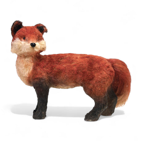 Sisal Fox Decorative Animal Figurines |2 Styles