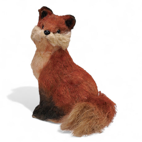 Sisal Fox Decorative Animal Figurines |2 Styles