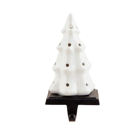 light up LED ceramic tree stocking holder