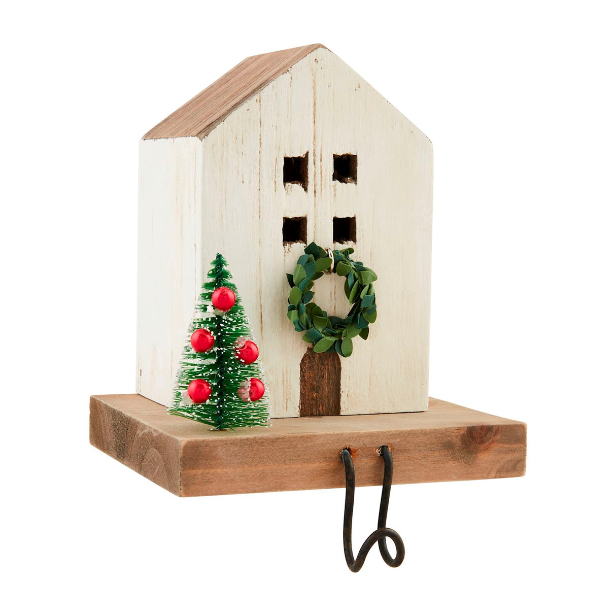 Light-Up Christmas House Stocking Holders