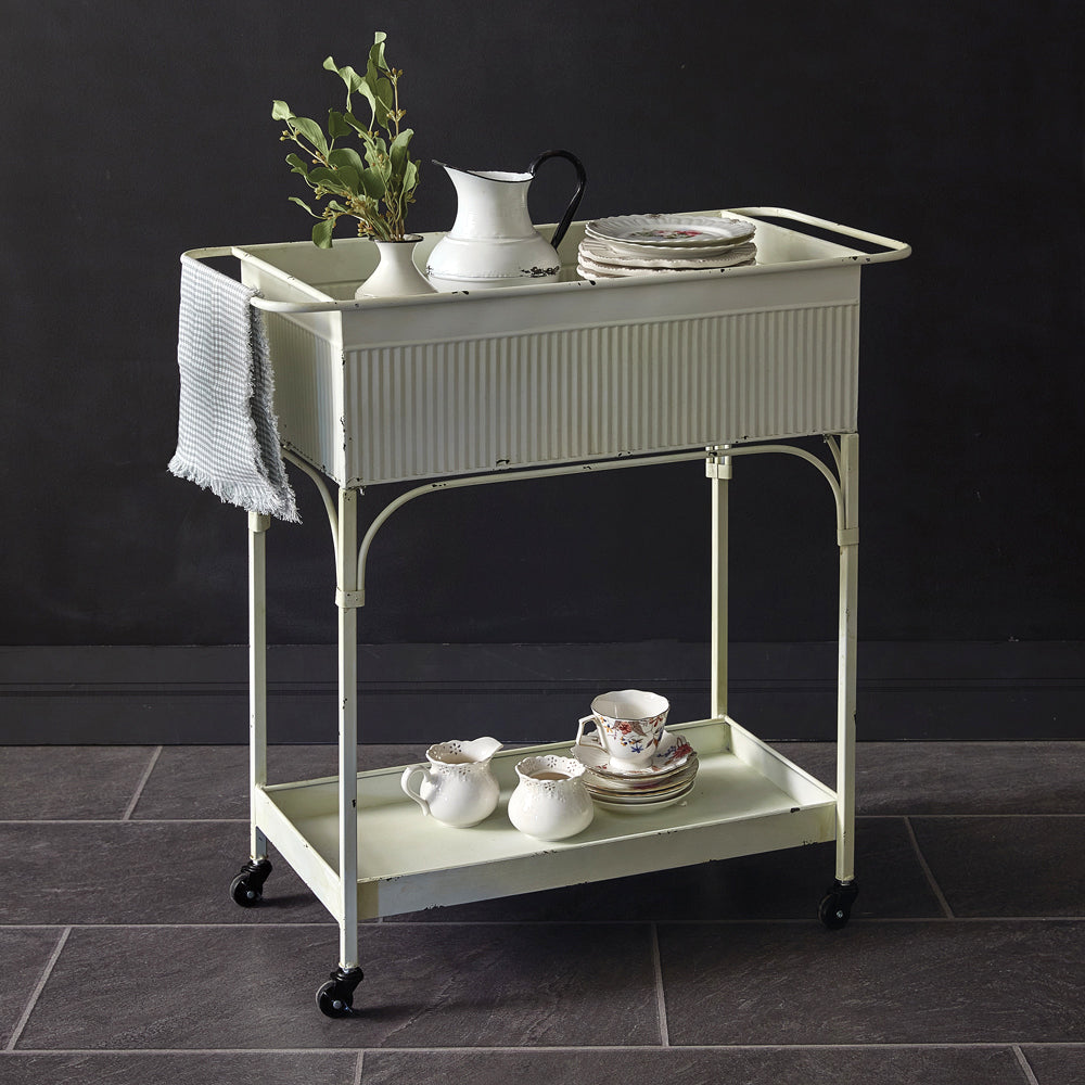Dayton Rolling Bar Serving Cart