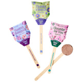 plantable wildflower seed pop gift with wooden stick garden marker eco friendly flower growing favor