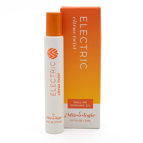 women’s electric citrus twist roll-on perfume oil grapefruit lemon cassis musk by mixologie