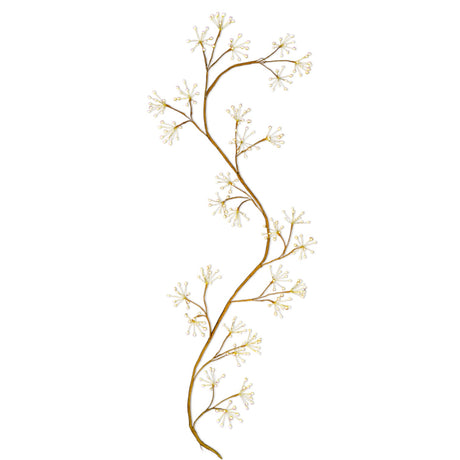 Brown Woodland Ivy string lights with delicate ivy-style leaves and 300 warm white LEDs along an approximately six-foot illuminated length.