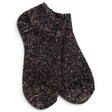 World's Softest Socks Weekend Ragg Low Moonlit charcoal marled women's low-cut socks with colorful flecks