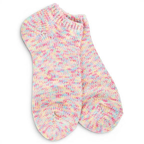 World's Softest Socks Weekend Ragg Low Whimsy marled pastel low-cut women's socks