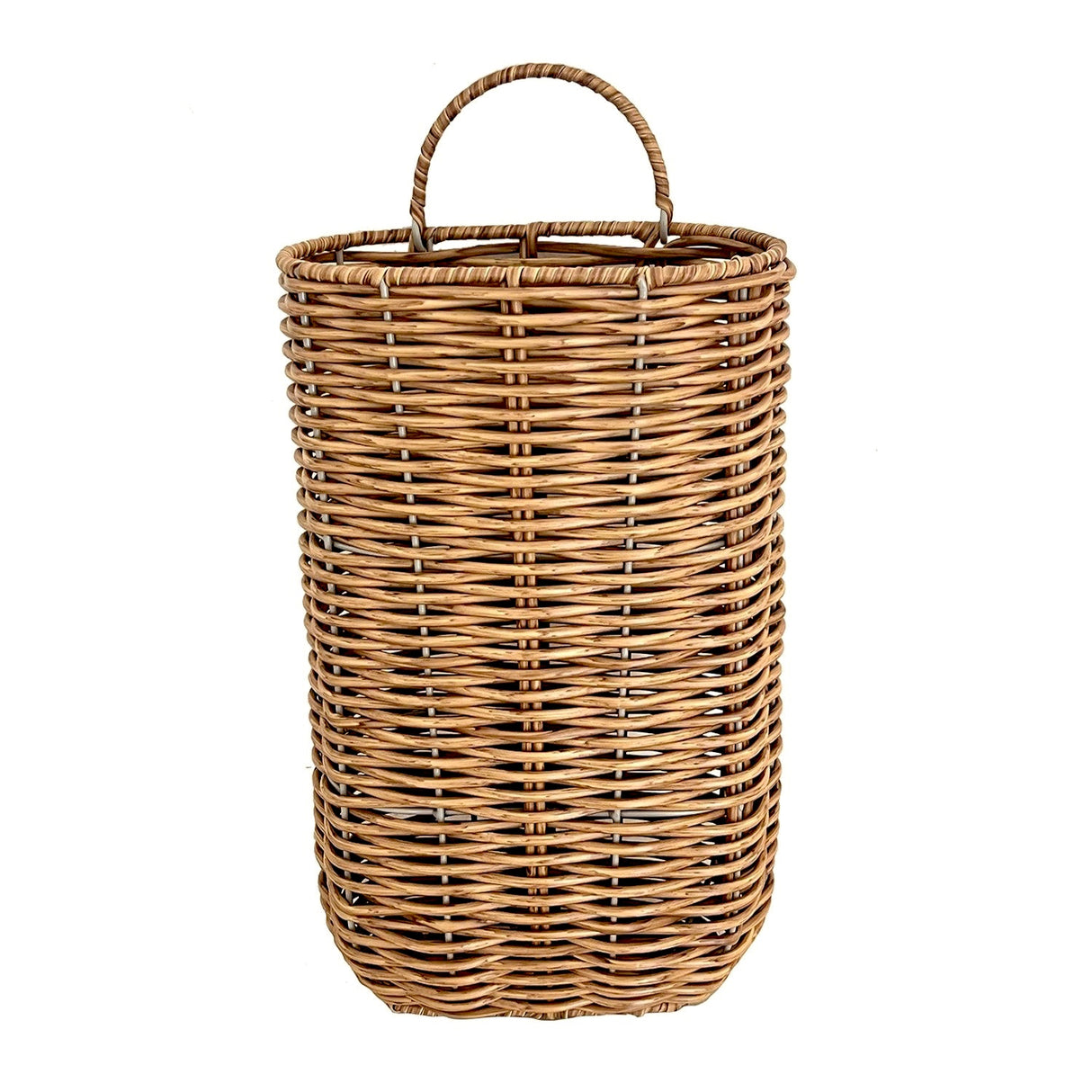 woven door hanging basket for greenery farmhouse wall basket entryway decor