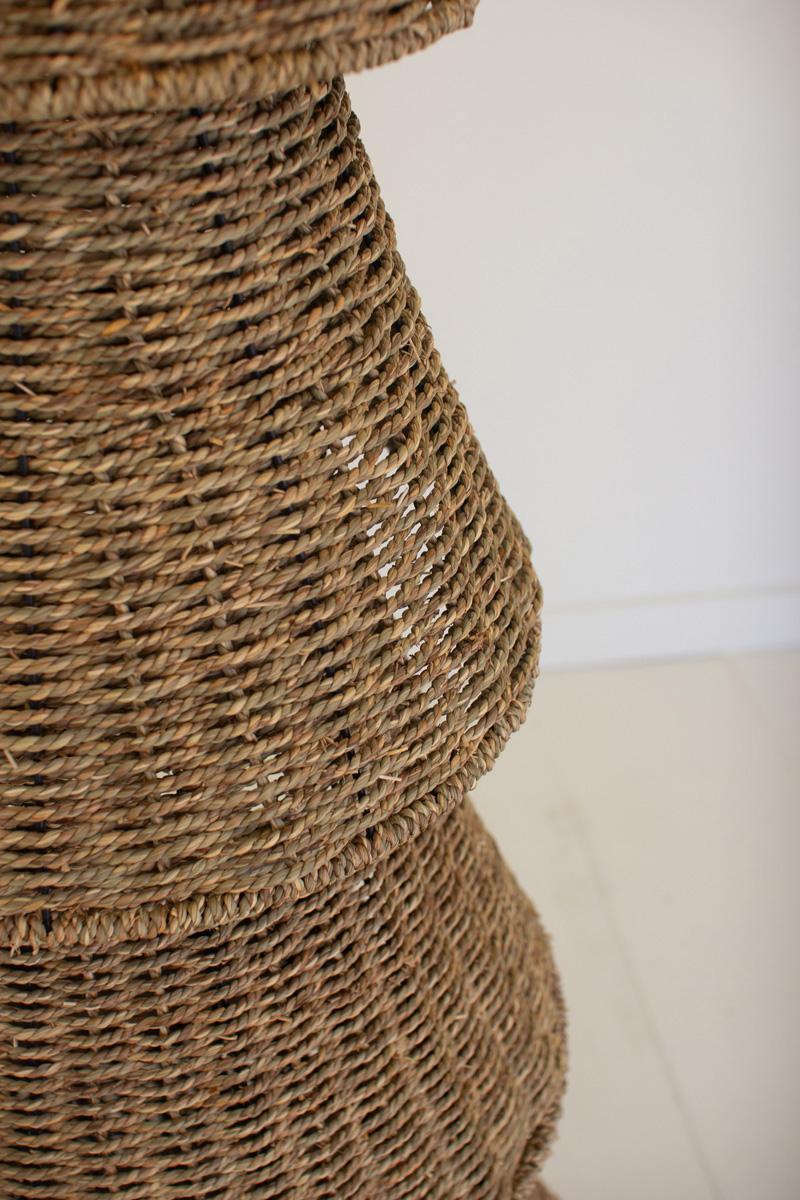 Woven vine Christmas tree tiered metal frame construction
