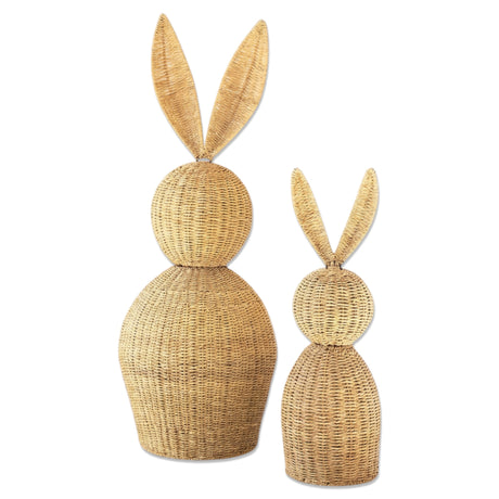 large woven vine rabbit spring decor natural tall bunny seasonal display entryway