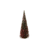 Sugared Red Berry Wood Christmas Tree