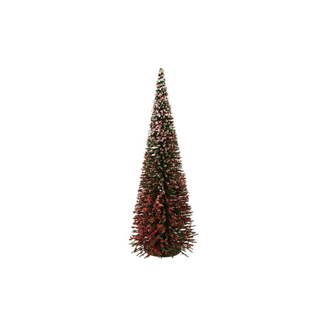 Sugared Red Berry Wood Christmas Tree