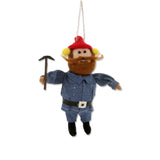 Wool felt Yukon Cornelius ornament from Rudolph the Red-Nosed Reindeer